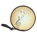Classic 20 CD DVD Bluray Wallet Case of Vintage Flourished Treble Clef with Music Notes (Piano Keys)