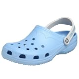  : crocs Collegiate Beach Clog,UNC (Light Blue/Pearl),Small (M4-5,W6-7)