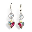 Growing Love Heart Earrings by the Artazia Collection #457 HEA