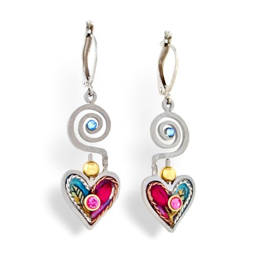 Growing Love Heart Earrings by the Artazia Collection #457 HEA