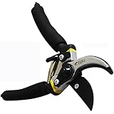 Pruning Shears HIG Extra Hardness Extra Sharp Garden Hand Pruners-cutting Easier Ergonomic, Comfortable Slip Less Effort for Men & Women - Gardening Scissors
