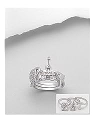 CZ Ring In 92.5 Sterling Silver