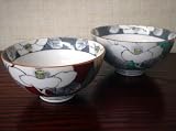 「墨濃椿」組茶碗