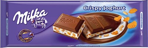 Milka Crispy Jogurt Chocolate Large ( 300g ) by Milka