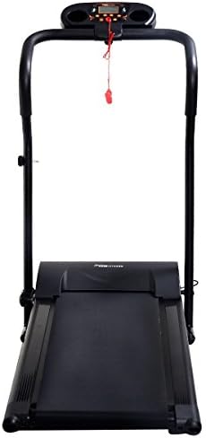 800W Folding Electric Treadmill Power Motorized Running Jogging Machine - Foldable Design With Two Wheels For Easy Storing And Rolling Away - Small Size With Portable Design To Save More Home Space