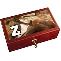 Sport Keepsake Box Football Z - Cherry
