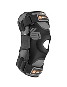 Shock Doctor Ultra Knee Supporter with Bilateral Hinges (Black, XX-Large)- Single