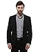 Bentibo Mens Black Gingham Long Sleeve Casual Button Down Cotton Dress Shirt