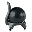 Gaiam Ergonomic Balance Ball Chair - Black