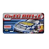 Greg Biffle Racing License Plate