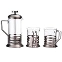 PRIMULA COFFEE PRESS SET 3 CUP W/ 2 MATCHING CUPS