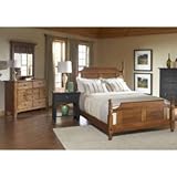IMAGE OF Attic Rustic Oak King Post Bedroom Set (1 BX-4399-88, 1 BX-4399-89, 1 BX-4399-470, 1 BX-4399-32, 1 BX-4399-39, 1 BX-4399-92)