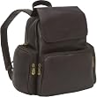 Le Donne Leather Women's Multi Pocket Back Pack Purse