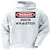 Warning: Investor with an attitude Adult Hooded Sweatshirt (Hoodie / Hoody) Various Colors