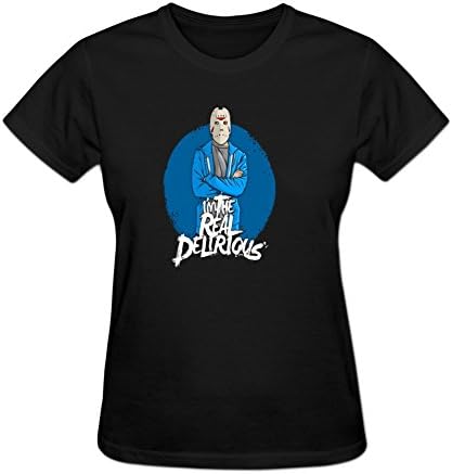 Zooner Women's Round Neck H2O Delirious Real Delirious Short Sleeve T Shirt S Black