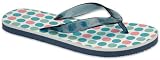 KCMODE Blue and White Polka Dot Beach Summer Flip Flops