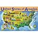 Melissa & Doug Deluxe Wooden USA Map