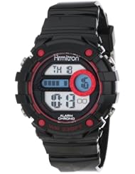 Armitron Womens 45/7031PKBK Sport Pink Accented Black Resin Digital Chronograph Watch