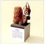 【アニマル系】【トイボックス】森の動物たち/S(リス)【2012年カレンダー】【卓上】