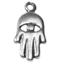 Hand of Fatima, Hamsa Charm - Sterling Silver