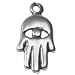 Hand of Fatima, Hamsa Charm - Sterling Silver