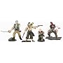 Pirates of the Caribbean 3 - Pirate Captain & 2.5" 4 Pack - Black Pearl Crew