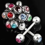 Produkt-Bild: 10 ST&Uuml;CK ZUNGENPIERCINGS Piercing Barbell