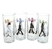 The Beatles Set Of 4 Glasses Abbey Road Barware