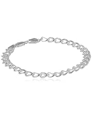Sterling Silver Double-Link Chain Bracelet