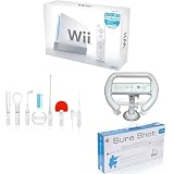 NEW Nintendo Wii System + Wii Sports + Mario Kart w/ Wheel