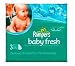 Pampers baby fresh baby wipes refill with soft cleansing buds, Scented - 216 ea
