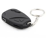 GSI World's Smallest/Lightest, High-Definition Digital Camera, Ultra Video Mini-DV Micro Camcorder, Voice Recorder, Webcam, USB Interface, 4GB Memory - Car Remote Control Keychain Shape - Great Security Tool