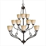 IMAGE OF Portofino Fifteen Light Chandelier in Victorian Bronze