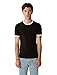 American Apparel Men Fine Jersey Short Sleeve Ringer T-Shirt