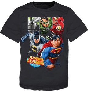  Bioworld Youth Justice League of America T-shirt