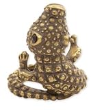 Creepy Crawly ZAD Antiqued Gold Alligator Fashion Ring Tail Wraps Around Finger - You Choose Size, 8