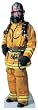 Firefighter Life-Size Standup Poster