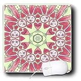 Cindy Thorrington Haggerty Kaleido Mandela - Little Flower People - Mouse Pads