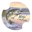 Angler's Dream Carsters, Wishin' I Was Fishin' - Coasters for Your Car