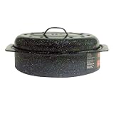 Black Graniteware 13" Oval Roaster (5 lb.), Columbian Home Products
