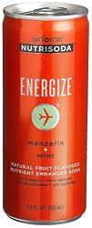 airforce Nutrisoda Energize, Mandarin and Mint, 8.4-Ounce Cans (Pack of 12)
