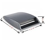 Custom Look Carbon Bonnet Air Duct Scoop Flow Intake Turbo Hood Vent Decorative Cover... by OEM