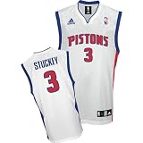 Adidas Detroit Pistons Rodney Stuckey Replica Youth (Sizes 8-20) Home Jersey Small