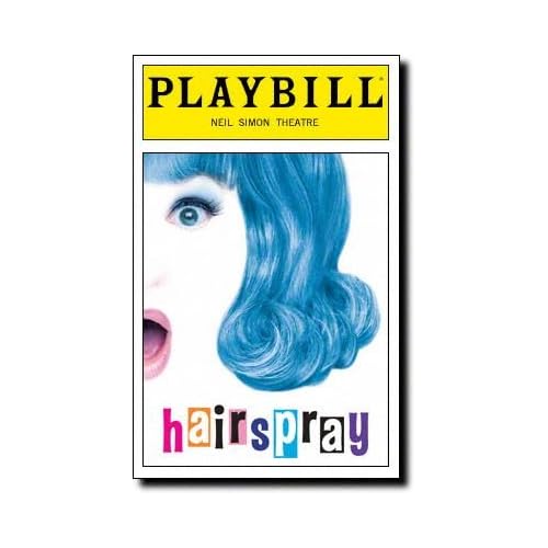 Color Playbill from Hairspray starring Wendt