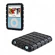Speck Products Armor Skin for Apple iPod nano 3G Silicone Case with Clear Faceplate - Color Black