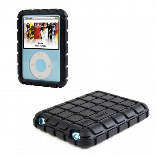 External hard drive:Speck Products ToughSkin - Case for digital player - black - iPod nano (3G)