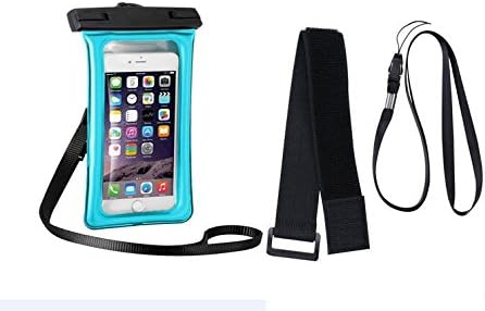 Damcn Universal Waterproof Case,Cell Phone Dry Bag Pouch for Apple iPhone 6S 6,6S Plus,5S 7/Samsung Galaxy S7/S6 Note 5/HTC/Sony Nokia Motorola(blue 3-6.3inch)