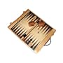 Classic Game Collection 18" Burlwood Backgammon Game