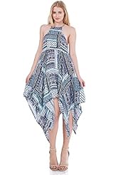 Cutout Rayon Paisley  Dress