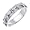 Flat Antique Celtic Men's 5 Mm 18K White Gold Comfort Fit Wedding Band